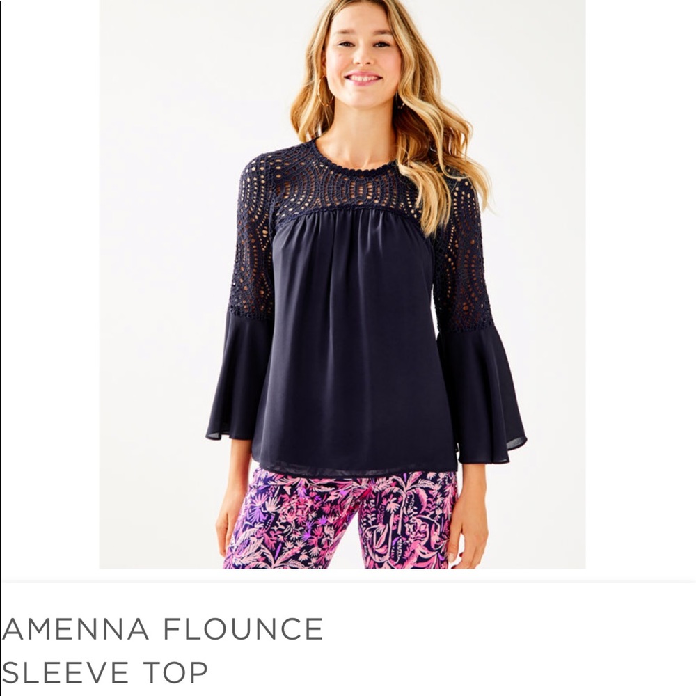 Lily Pulitzer Ammena Flounce Top